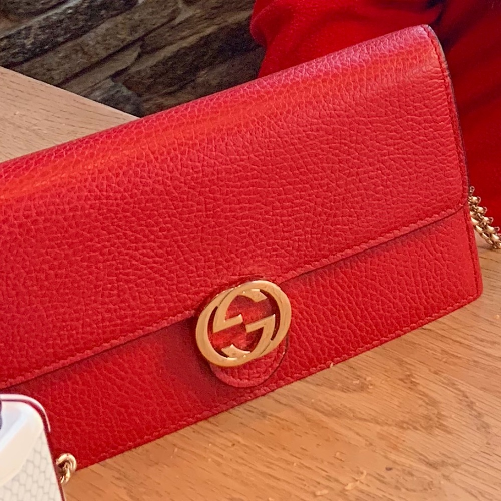 Red Gucci crossbody
